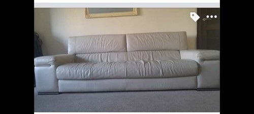 Natuzzi avana cream leather - avana,