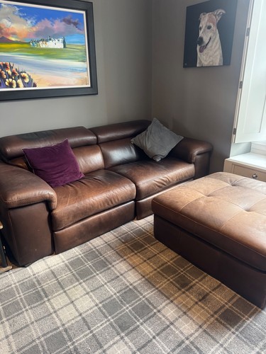 Natuzzi leather recliner - natuzzi,