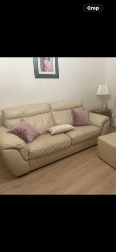 Natuzzi 3seater leather sofa - natuzzi,