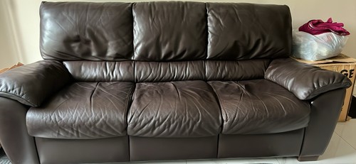 Natuzzi seater sofa brown - sofa, in