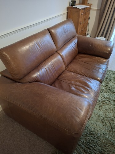 Natuzzi brown leather 2 - brown,