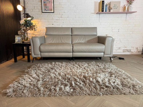 Natuzzi editions cream leather - natuzzi,