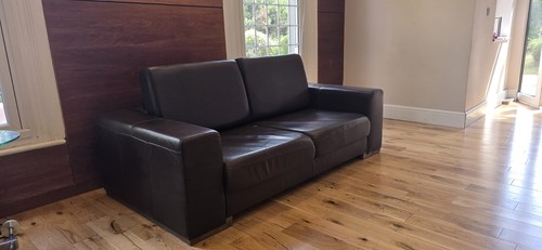 Designer natuzzi brown leather - natuzzi,
