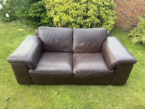 Natuzzi leather seater sofa - natuzzi, 2