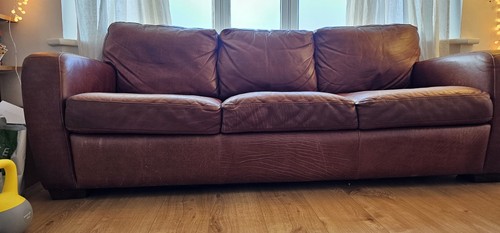 Seater natuzzi leather sofa - seater,